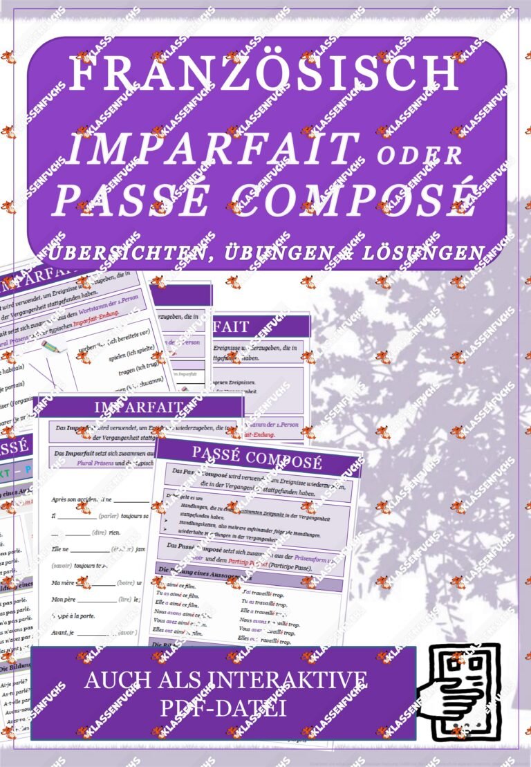 Französisch: Imparfait oder passé composé – interaktiv